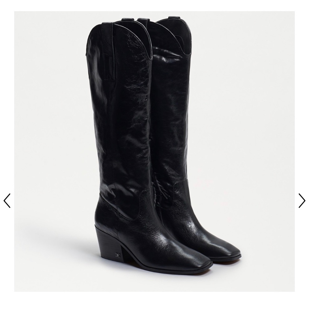 NWOT Sam Edelman Britten Tall Western Leather Boot